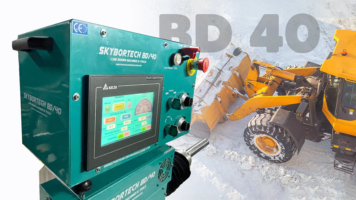 Line Boring Machine BD 40 details Line Boring Machine BD 40 details