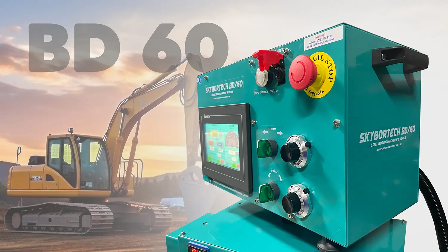 Line Boring Machine BD 60 details