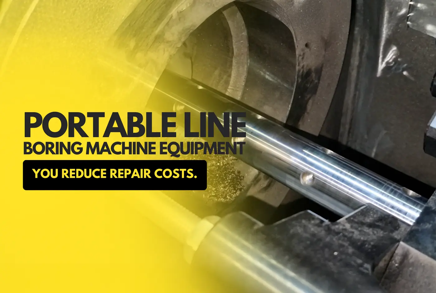 portable line boring machine equipment