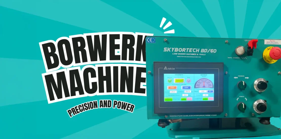 Borwerk Portable Boring Machine: Precision and Power for Efficient Machining