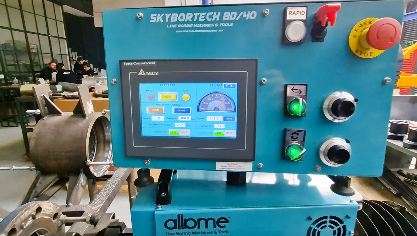 best portable line boring machine