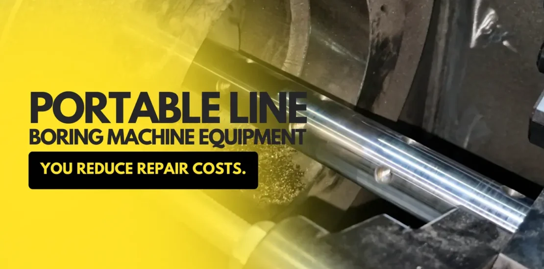 portable line boring machine equipment