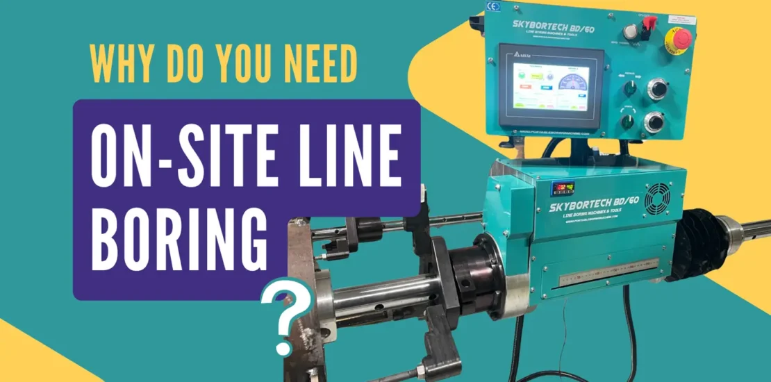 what is on site line boring and how is it done