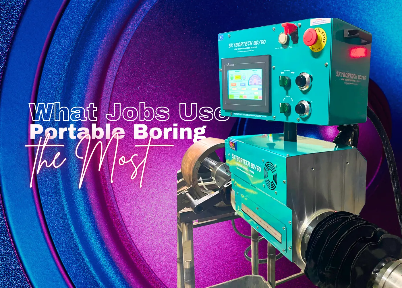 portable boring machines