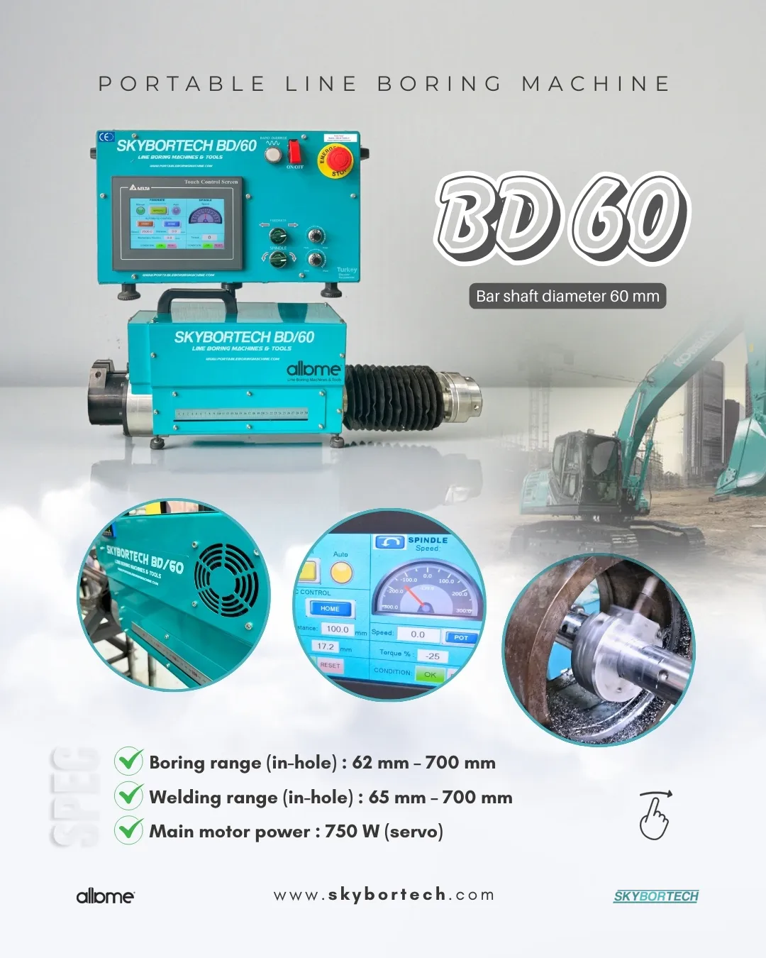 portable boring and welding machine bd60 portable boring and welding machine bd60